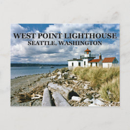 West Point Lighthouse, Seattle Washington Briefkaart