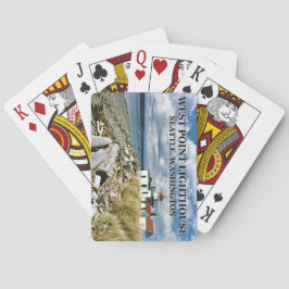 West Point Lighthouse, Seattle Washington Pokerkaarten