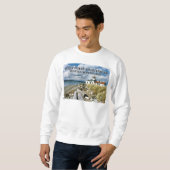 West Point Lighthouse, Washington Sweatshirt (Voorkant volledig)