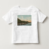 West Point, NY - Uitzicht van Harbour op de Hudson Kinder Shirts (Voorkant)