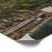 West Point, NY - Uitzicht van Harbour op de Hudson Poster (Hoek)