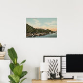 West Point, NY - Uitzicht van Harbour op de Hudson Poster (Thuiskantoor)