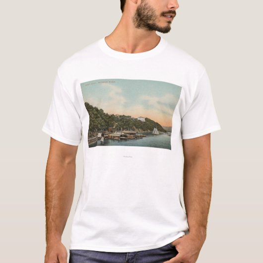 West Point, NY - Uitzicht van Harbour op de Hudson T-shirt (Voorkant)