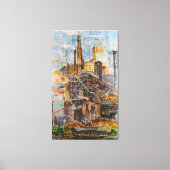 West Point, Va. Canvas Afdruk (Voorkant)