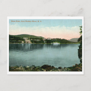 West Point van de Hudson River, NY  Briefkaart