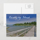 West Port Madison op Bainbridge Island Briefkaart (Voorkant / Achterkant)