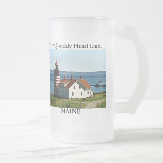 West Quoddy Head Light, Maine Bevroren Mok (Rechts)
