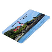 West Quoddy Head Light, Maine Premium Flexi Magnet Magneet (Linkerzijde)