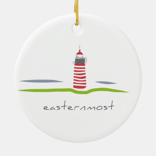 West Quoddy Head Light ornament (Achterkant)