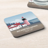 West Quoddy Head Lighthouse Bier Onderzetter (Linkerzijde)