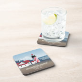 West Quoddy Head Lighthouse Bier Onderzetter (Rechterzijde)