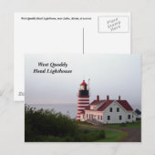 West Quoddy Head Lighthouse Briefkaart (Voorkant / Achterkant)