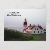 West Quoddy Head Lighthouse Briefkaart (Voorkant)
