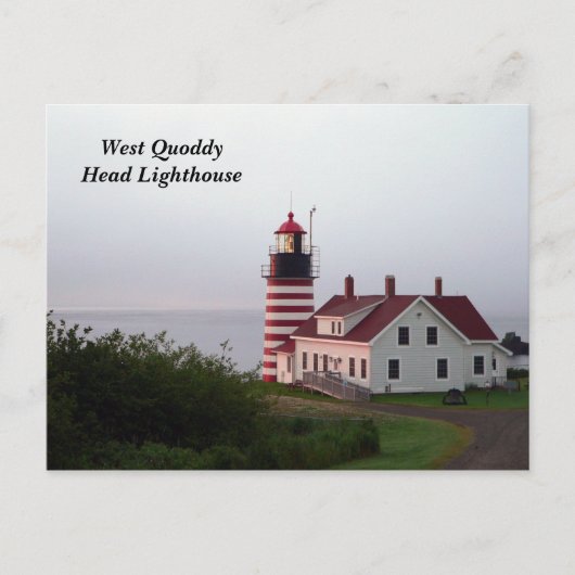 West Quoddy Head Lighthouse Briefkaart (Voorkant)