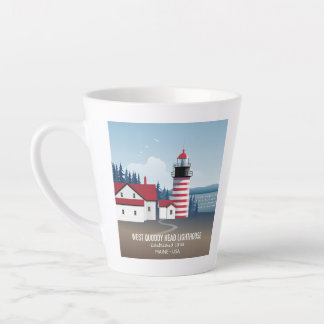 West Quoddy Head Lighthouse Latte Mok