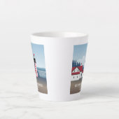 West Quoddy Head Lighthouse Latte Mok (Voorkant)
