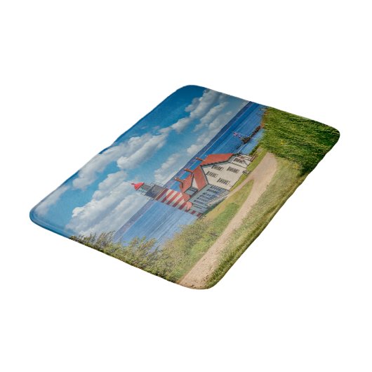 West Quoddy Head Lighthouse, Lubec, Maine Badmat (Gekanteld)