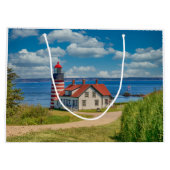 West Quoddy Head Lighthouse, Lubec, Maine Groot Cadeauzakje (Achterkant)