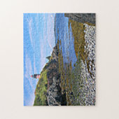 West Quoddy Head Lighthouse, Lubec Maine Legpuzzel (Verticaal)