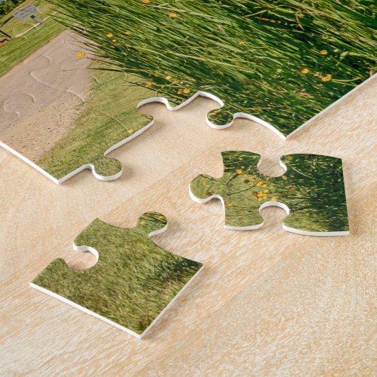 West Quoddy Head Lighthouse, Lubec, Maine Legpuzzel (Zijkant)
