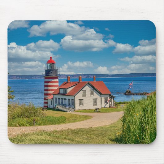 West Quoddy Head Lighthouse, Lubec, Maine Muismat (Voorkant)