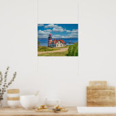 West Quoddy Head Lighthouse, Lubec, Maine Poster (Keuken)
