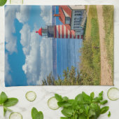 West Quoddy Head Lighthouse, Lubec, Maine Theedoek (Gevouwen)