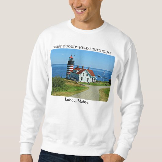West Quoddy Head Lighthouse, Lubec Maine Trui (Voorkant)