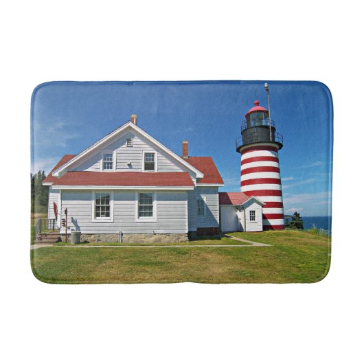 West Quoddy Head Lighthouse, Maine Badmat (Voorkant)