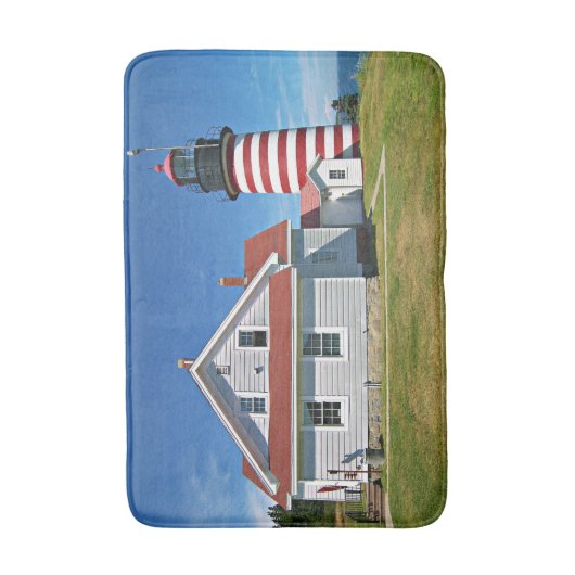 West Quoddy Head Lighthouse, Maine Badmat (Voorkant Verticaal)