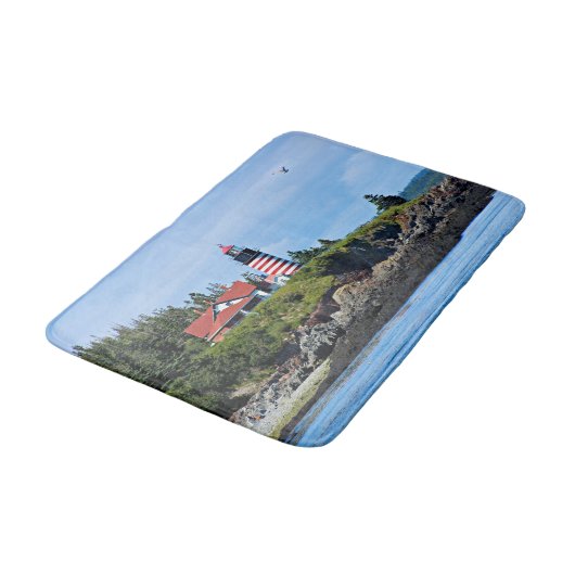 West Quoddy Head Lighthouse, Maine Badmat (Gekanteld)