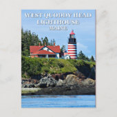 West Quoddy Head Lighthouse, Maine Briefkaart (Voorkant)