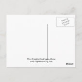 West Quoddy Head Lighthouse, Maine Briefkaart (Achterkant)