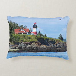 West Quoddy Head Lighthouse, Maine Decoratief Kussen