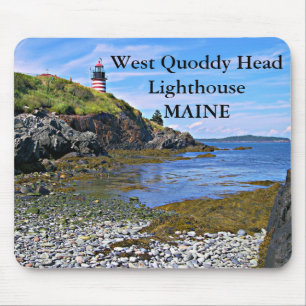 West Quoddy Head Lighthouse, Maine Mousepad Muismat
