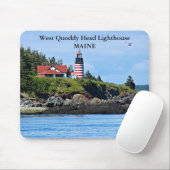 West Quoddy Head Lighthouse, Maine Mousepad Muismat (Met muis)