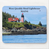 West Quoddy Head Lighthouse, Maine Mousepad Muismat (Voorkant)