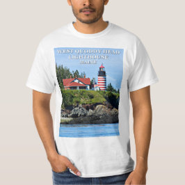 West Quoddy Head Lighthouse, Maine T-Shirt