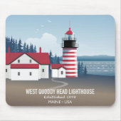 West Quoddy Head Lighthouse Muismat (Voorkant)
