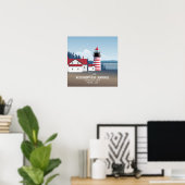 West Quoddy Head Lighthouse Poster (Thuiskantoor)