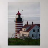 West Quoddy Head Lighthouse Poster (Voorkant)