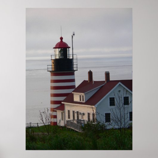 West Quoddy Head Lighthouse Poster (Voorkant)