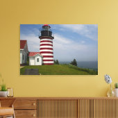 West Quoddy Head Lighthouse State Park is de Canvas Afdruk (Insitu (Woonkamer))