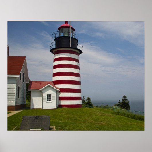 West Quoddy Head Lighthouse State Park is de Poster (Voorkant)