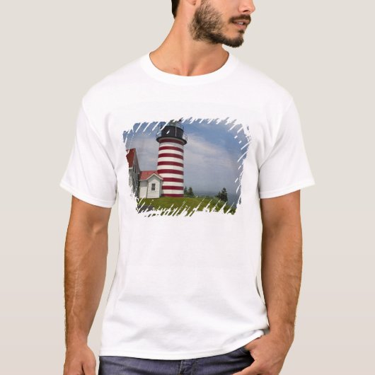 West Quoddy Head Lighthouse State Park is de T-shirt (Voorkant)