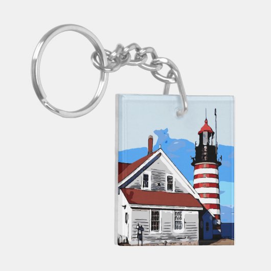 WEST QUODDY-HOOFD SLEUTELHANGER (Voorkant Links)