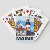 WEST QUODDY-HOOFD SPEELKAARTEN (Achterkant)