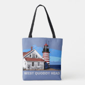 WEST QUODDY-HOOFD TOTE BAG (Achterkant)