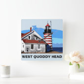 WEST QUODDY-HOOFD VIERKANTE KLOK (Huis)