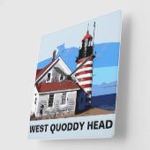 WEST QUODDY-HOOFD VIERKANTE KLOK (Hoek)